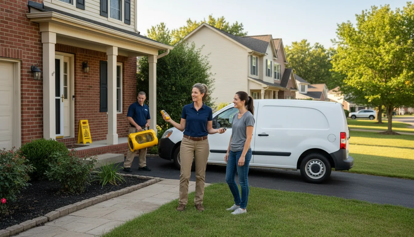 Residential water damage restoration in Elgin, AZ